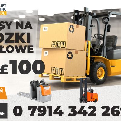 Szybki Kurs na Wózki Widłowe – od £100!