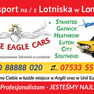 Transport na / z Lotniska w Londynie / Polskie Taxi