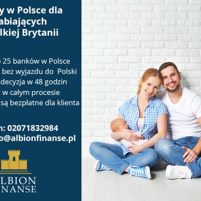 Kredyty w Polsce przy zarobkach w Wielkiej Brytanii