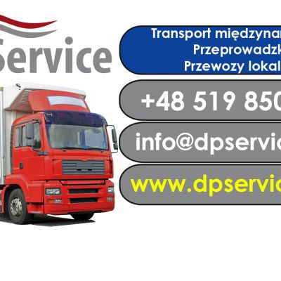 D.P. SERVICE; zajmujemy się przeprowadzkami i transportem międzynarodowym